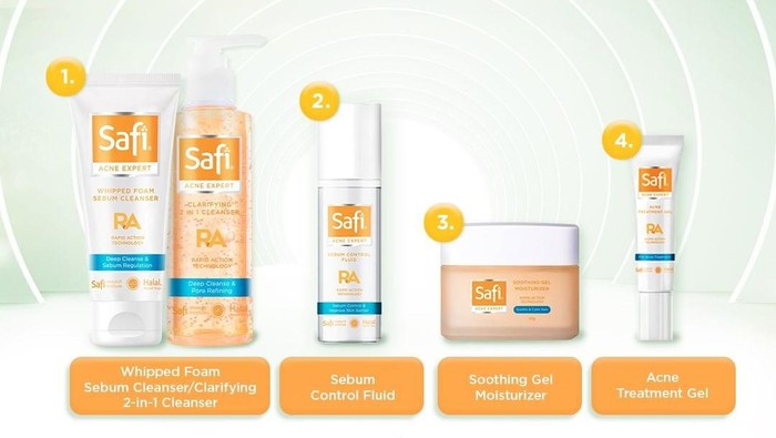 Halal! Rangkaian Skincare Baru dari Safi untuk Kulit Berjerawat