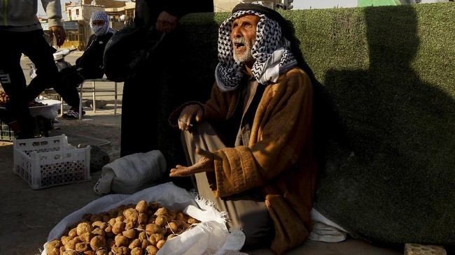 FOTO : Kisah Pemburu Truffle di Gurun Irak