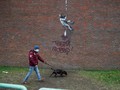 Mural Banksy di Bekas Penjara Dicoreti Nama Mendiang Musuh