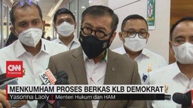 VIDEO: Menkumham Proses Berkas KLB Demokrat