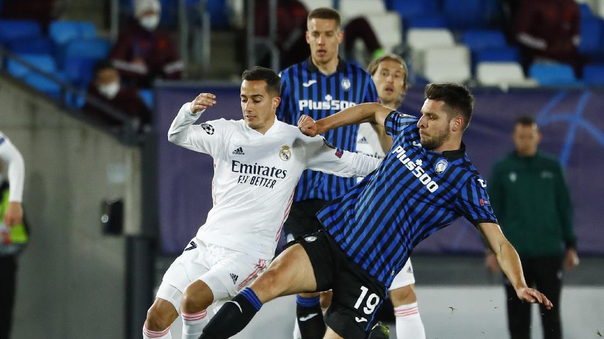 FOTO: Real Madrid Jinakkan Atalanta