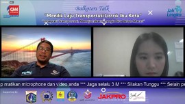 VIDEO: Bus Listrik Transjakarta Beroperasi Saat HUT Jakarta