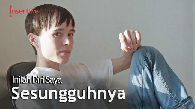 Elliot Page Tampilkan Gaya Baru Sebagai Transgender di Sampul TIME Magazine