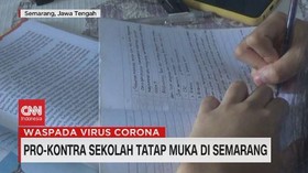 VIDEO: Pro-Kontra Sekolah Tatap Muka di Semarang