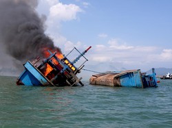 Curi Cumi-Rusak Dasar Laut Natuna, 6 Kapal Vietnam Ditangkap!