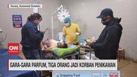 VIDEO: Gara-Gara Parfum, 3 Orang Jadi Korban Penikaman