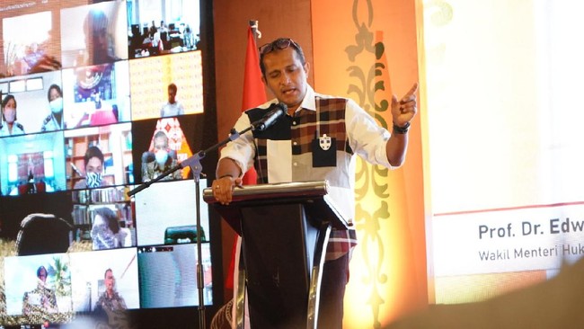 Wamenkumham Eddward Sharif Omar Hiariej mengatakan pihaknya telah mengundang aliansi mahasiswa guna membahas RKUHP, namun mereka tak datang.