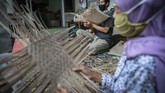 FOTO: Anyaman Loyok dari Lombok Go International Anyaman bambu tradisional khas Desa Loyok, Lombok, NTB, mampu eksis di tengah persaingan industri kerajinan. Bahkan menembus pasar global.