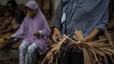 FOTO: Anyaman Loyok dari Lombok Go International Anyaman bambu tradisional khas Desa Loyok, Lombok, NTB, mampu eksis di tengah persaingan industri kerajinan. Bahkan menembus pasar global.