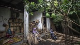FOTO: Anyaman Loyok dari Lombok Go International Anyaman bambu tradisional khas Desa Loyok, Lombok, NTB, mampu eksis di tengah persaingan industri kerajinan. Bahkan menembus pasar global.