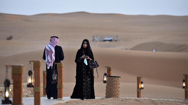 FOTO: Destinasi Kemah Mewah Para 'Crazy Rich' Arab Saudi