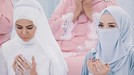 Berikut potret cantik Neelofa memakai cadar di pernikahan Engku Emran dengan Noor Nabila&period;
