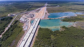 Konstruksi Tol Pekanbaru-Bangkinang Sudah Capai 40 Km