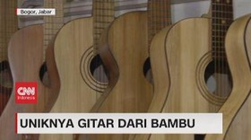 VIDEO: Uniknya Gitar Dari Bambu