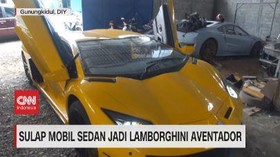 VIDEO: Sulap Mobil Sedan Jadi Lamborghini Aventador