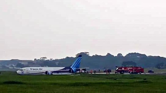 Sejumlah penerbangan dialihkan ke Bandara Soekarno-Hatta imbas pesawat Trigana Air tergelincir di Bandara Halim Perdanakusuma siang tadi, Sabtu (20/3).