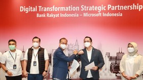 Perkuat Transformasi Digital, BRI Kolaborasi dengan Microsoft