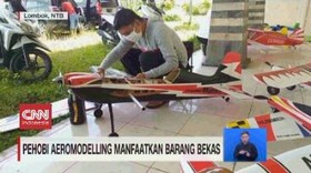 VIDEO: Pehobi Aeromodeling Manfaatkan Barang Bekas