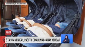 VIDEO: 8 Tahun Menikah, Pasutri Dikaruniai 3 Anak Kembar