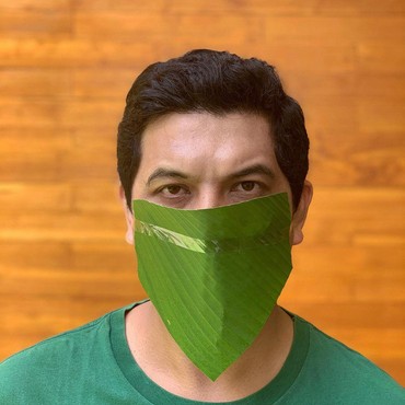 Pakai Masker dari Daun Pisang, Arda Naff Bikin Netizen Ngakak