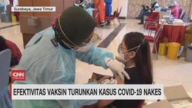 VIDEO: Efektivitas Vaksin Turunkan Kasus Covid-19 Nakes