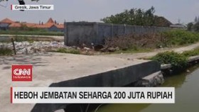 VIDEO: Heboh Jembatan Seharga Rp 200 Juta