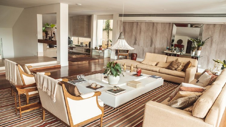 Ilustrasi Wallpaper Ruang Keluarga Living Room, Home Interior, Sofa, Domestic Room, Furniture