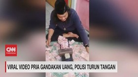 VIDEO: Viral Video Pria Gandakan Uang, Polisi Turun Tangan