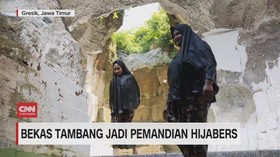 VIDEO: Bekas Tambang Jadi Pemandian Hijabers