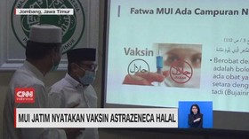 VIDEO: MUI Jatim Nyatakan Vaksin Astrazeneca Halal