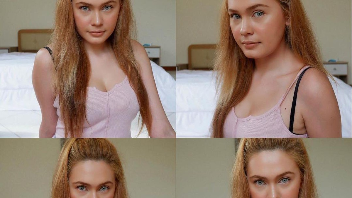 Berikut adalah sosok bule cantik yang kepergok chattingan dengan Vicky hingga Kalina marah besar&period;