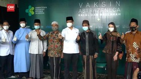 VIDEO: Selain Sinovac, Ulama Jatim Divaksinasi Astrazeneca