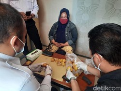 Emak-emak Tertangkap Basah Selundupkan Sabu ke Lapas Mojokerto Pakai Tahu Isi