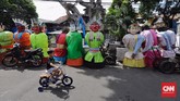 FOTO: Nestapa Ondel-ondel Ibu Kota di Tengah Wacana Larangan Pemerintah Provinsi DKI Jakarta bakal melarang penggunaan ondel-ondel untuk mengamen atau mengemis. Pemprov ingin warga lebih menghargai budaya Betawi tersebut.