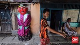 FOTO: Nestapa Ondel-ondel Ibu Kota di Tengah Wacana Larangan Pemerintah Provinsi DKI Jakarta bakal melarang penggunaan ondel-ondel untuk mengamen atau mengemis. Pemprov ingin warga lebih menghargai budaya Betawi tersebut.