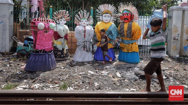 FOTO: Nestapa Ondel-ondel Ibu Kota di Tengah Wacana Larangan