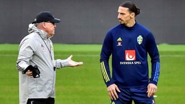 Swedia vs Georgia: Ibrahimovic Kembali Usai 'Pensiun' 5 Tahun