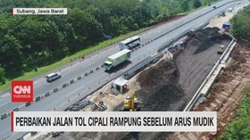 VIDEO: Perbaikan Jalan Tol Cipali Rampung Sebelum Arus Mudik