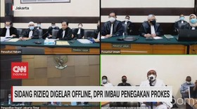 VIDEO: SIdang Rizieq Digelar Offline, DPR Imbau Prokes Ketat