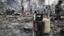 Kamp Rohingya di Bangladesh Terbakar, 1 Bocah Tewas