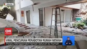 VIDEO: Viral Pencurian Perabotan Rumah Mewah