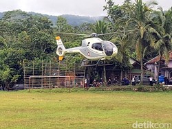 Naik Helikopter, Ridwan Kamil Resmikan Jembatan Sukabumi-Cianjur