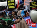 FOTO: Protes dari Jakarta Bela Muslim Uighur di China