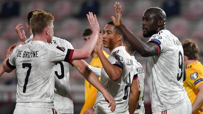 FOTO: Belgia Terlalu Kuat untuk Wales