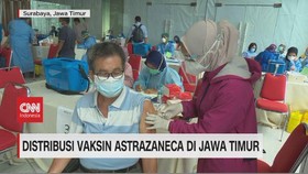 VIDEO: Distribusi Vaksin Astrazeneca di Jawa Timur