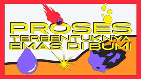 INFOGRAFIS: Proses Terbentuknya Emas di Bumi
