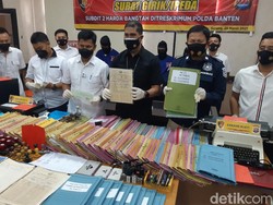 Sindikat Pemalsu Ratusan Dokumen Tanah Girik Ditangkap Polda Banten