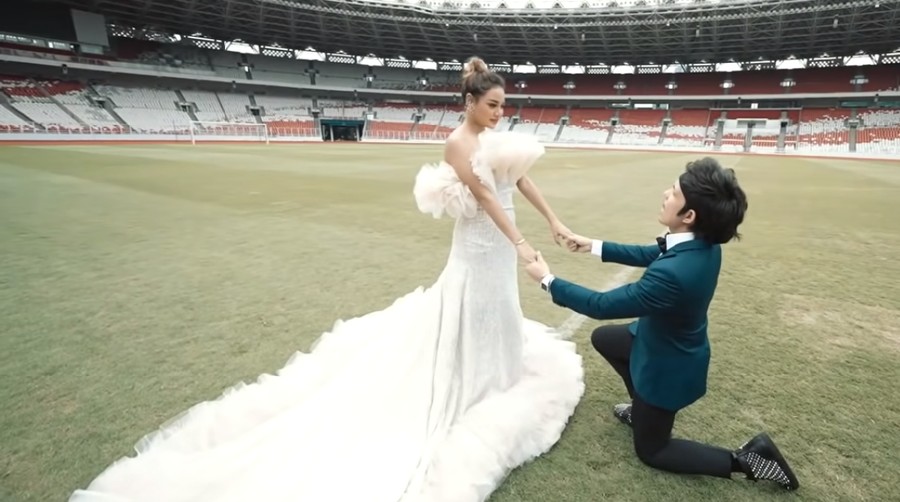 prewed atta dan aurel di gbk