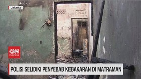 VIDEO: Polisi Selidiki Penyebab Kebakaran di Matraman