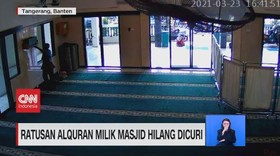 VIDEO: Ratusan Al-Quran Milik Masjid Hilang Dicuri